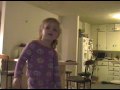 3 year old Bella singing Silent Night