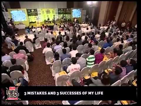 chetan bhagat - Chetan Bhagat speaks on the 3 Mistakes 3 Successes of his life at the Mind Rocks Youth Summit 2013.