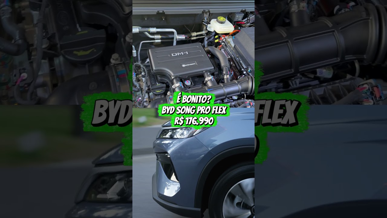 O VISUAL DO NOVO BYD SONG PRO FLEX: É bonito mesmo? 🚙✨