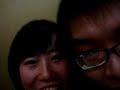 jo ruan in china with 善善,金康,和兔子