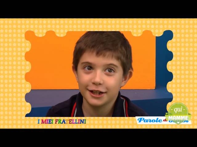 Parole di bimbi: parlaci dei tuoi fratelli!