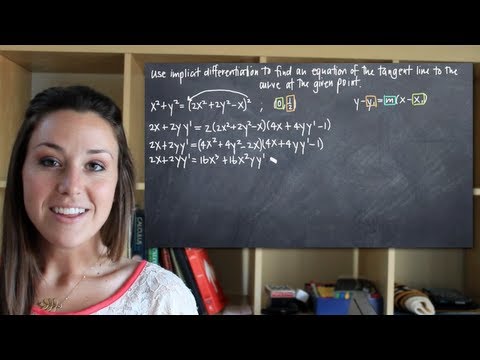how to perform implicit differentiation