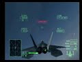 Ace Combat Zero (PS2) The 1st level with one F22 Raptor