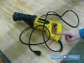 How to Operate a Reciprocating Saw: Free Power Tool Demonstration Videos : Electrical Safety Tips for Using a Reciprocating Power Saw
