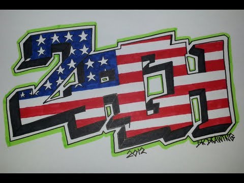 how to draw graffiti letter t