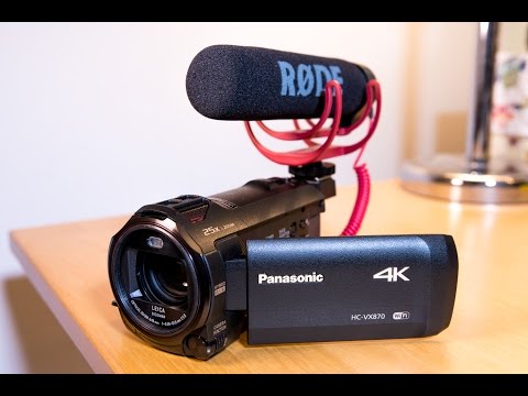 My Affordable YouTube 4K Video Camera - Panasonic HC VX870 Unboxing & Review