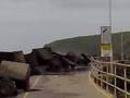 Waves Smashing BreakWall in Coffs Harbour