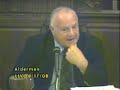 alderman paul coletti expresses his frustration with his colleagues' non-binding vote to reject the proposed city budget.
