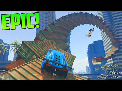 PERO QUE DICES?!? IMPACTANTE!! - Gameplay GTA 5 Online Funny Moments (Carrera GTA V PS4)