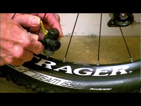 how to fill road bike tires