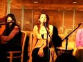lisa lynne on celtic harp, adjoa (emily skinner) and ashley maher at coffee gallery in september 2007