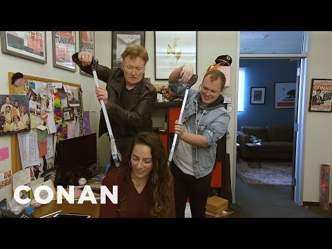 Conan Shares Coronavirus Tips With His Staff | CONAN on TBS