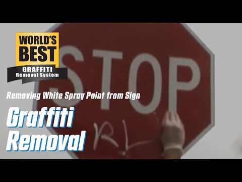 White Marker off Stop Sign