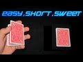 Short and Sweet card trick REVEALED / Brain trickery / Easy 