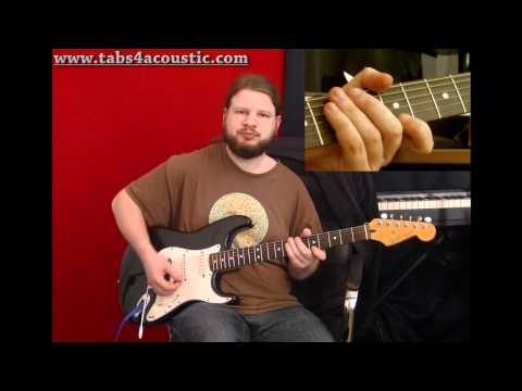 Cours de guitare : Legato : hammer-on et pull-off (débutant) - Partie 1