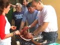 chorizos en el palo