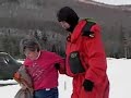 Rescued Hikers Leave Helicopter