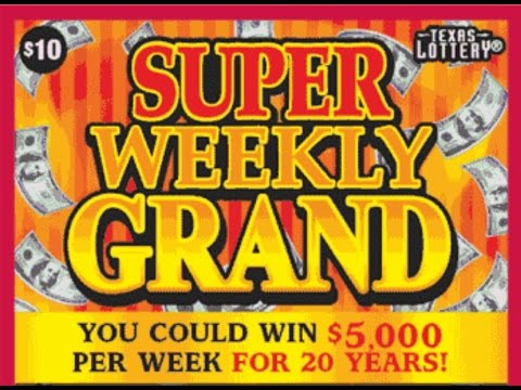 WINNER! $10 Super Weekly Grand Texas Lottery Scratch Off