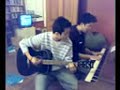 so my friend simon and i sat down one day, after hearing the song and decided to learn the piece.  since we had no music of any sort, we wrote it out by ear and then modified it a bit.  

the middle bridge section has no melody in the piano or the guitar because that was a tad too difficult so we left that out.  

for the record, i'm the pianist and simon is the guitarist.  this was filmed at the last qccc cell meeting and pretty much dedicated to simon, since he'll be graduating.  thanks to annabelle for recording this for us! =)

hope you all enjoy it.