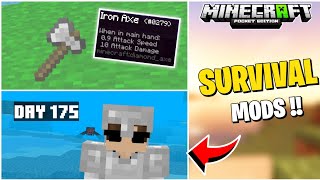 Top 5 Mods For Minecraft PE Survival  Best Mods An