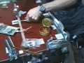Eating honey and peanut butter in microgravity