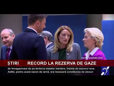 Record la rezerva de gaze