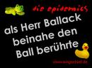 als Herr Ballack beinahe den Ball berührte als Herr Ballack beinahe den Ball berührte