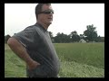 Using a crimper to flatten cover crops Using a crimper to flatten cover crops
