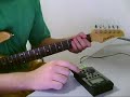 Feedback effect demonstration with Korg Pandora PX4D