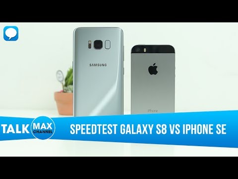 [Vui vẻ] Speedtest iPhone SE vs Galaxy S8: khi kiến đè chết hổ