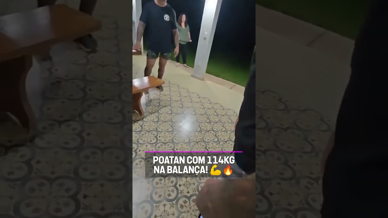 E como é que não CHAMA? 🔥 O Poatan já tá no 'shape' de peso-pesado pra disputar o cinturão #shorts
