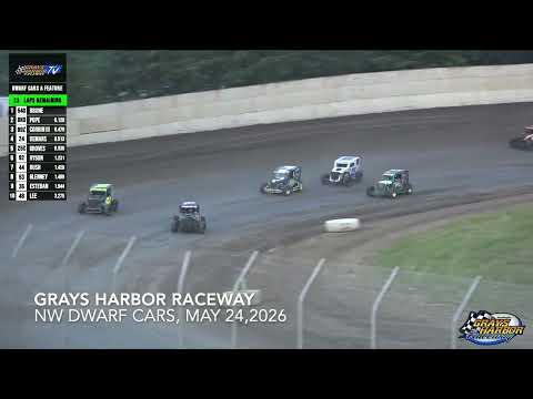 NW Dwarf Car Main Event Highlights Grays Harbor Raceway May 24,2026