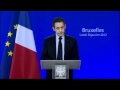 Sarkozy outlines Euro summit deal (French)