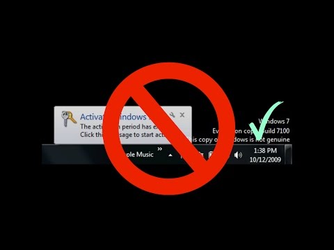 how to remove in windows 7 not a genuine