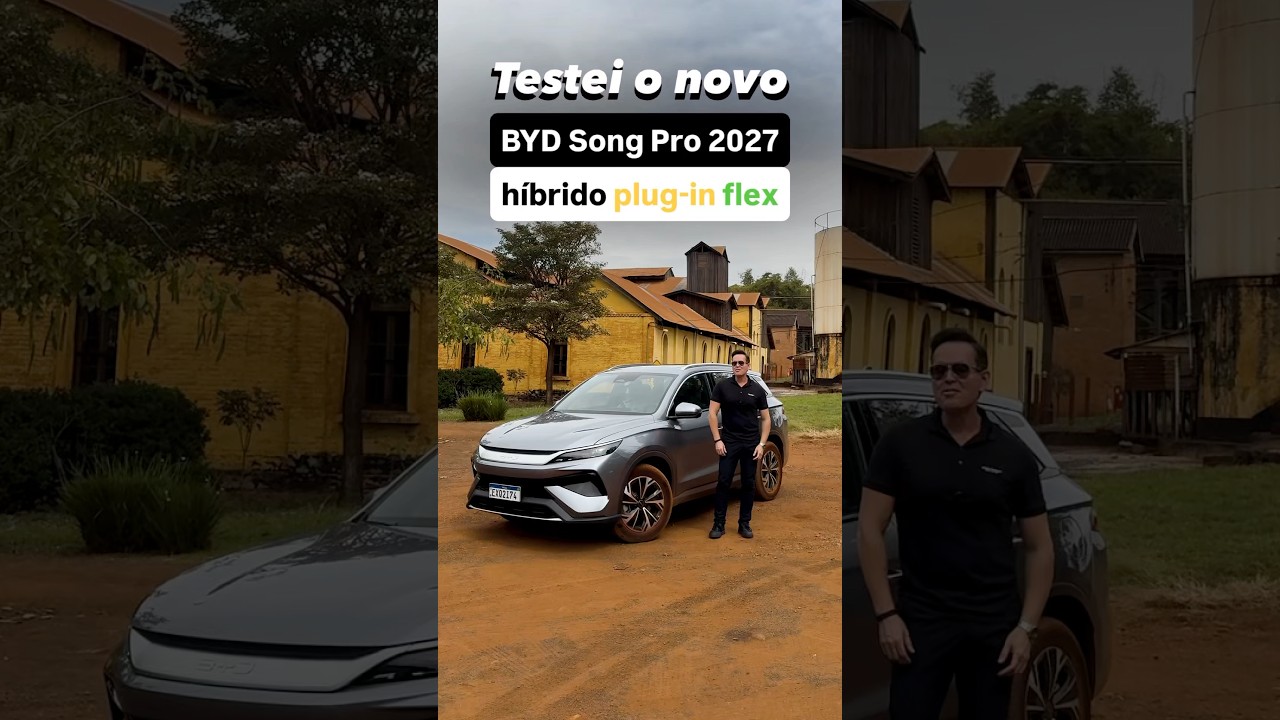 Testei o novo BYD Song Pro híbrido plug-in flex