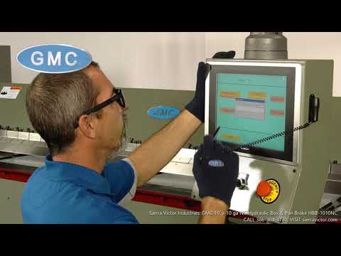 GMC MACHINE TOOLS HBB-1010NC Hydraulic Box and Pan Brakes | Sierra Victor Industries (1)