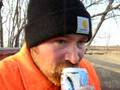 Video: Deer Hunter Uses Teeth As Can Open Then Chugs Beer