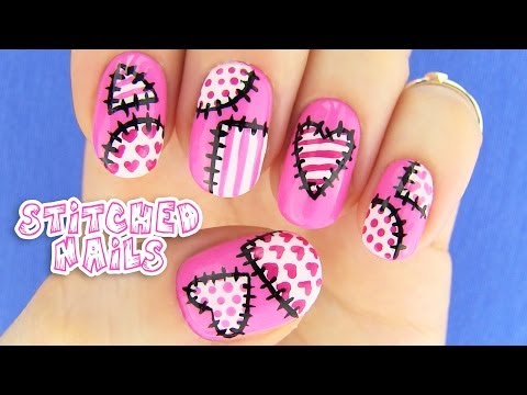 Cute Nails! Nail Art inspired by XoJahtna