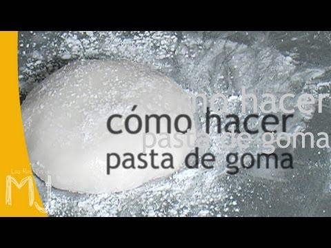 pasta de goma - BÁSICOS (II/1) Recursos y consejos prácticos CÓMO HACER PASTA DE GOMA (PASTA DE AZÚCAR, GUM PASTE) Ingredientes: Azúcar Glass, Goma tragacanto (CMC), Agua, G...