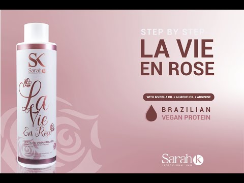 Sarah K Professional Hair La Vie en Rose Vegan Protein 3x100ml