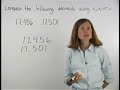 Watch Video on Comparing Decimals - Pre Algebra Help Watch Video on Comparing Decimals - Pre Algebra Help