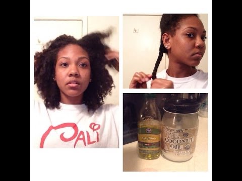 how to a hot oil treatment for natural hair