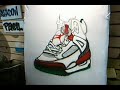 Air Jordan Spizikes Airbrushed T-Shirt Air Jordan Spizikes Airbrushed T-Shirt