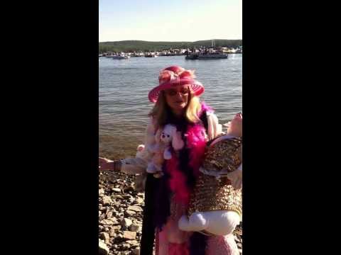 grandma michele - Grandma Michele with her fairy,giving inspiration at Lake Wallenpaupack /Hawley P.A..