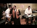 Lipa, Shragy & Sruli Green with Pinny & Moishy Schwartz at Ari Haas’ Wedding