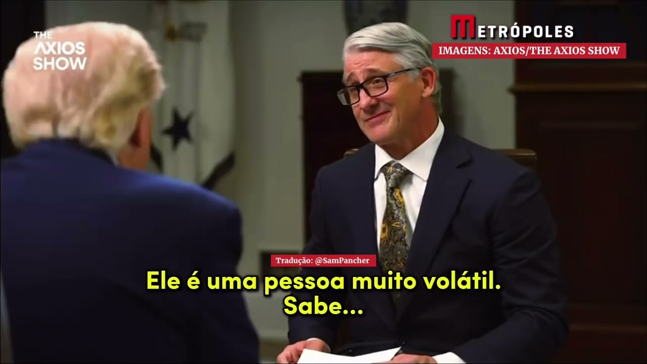 Trump chama Lula de “volátil” em entrevista: “Não poderia me importar menos”