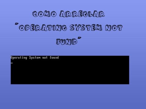 how to repair error loading operating system