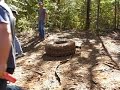 How to inflate a tire the old school way at Shiloh Ridge