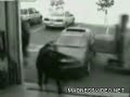 Forklift Slams Into New Car
