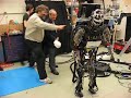 Japanese robot master tests American humanoid robot Sarcos